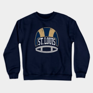 St Louis Retro Helmet - Navy Crewneck Sweatshirt